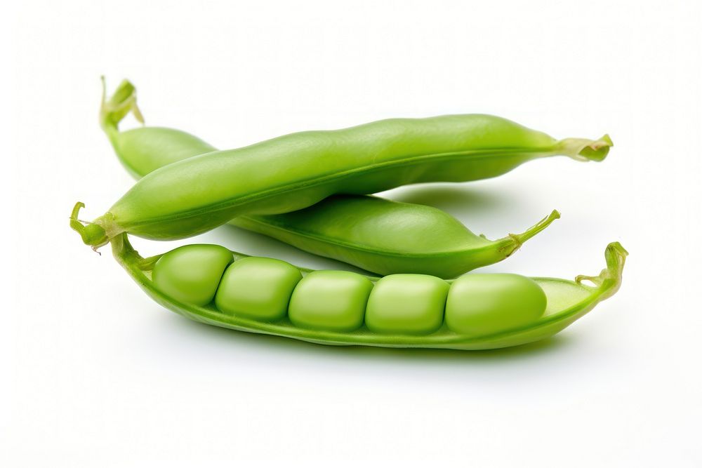 Green peas vegetable plant food. AI generated Image by rawpixel.