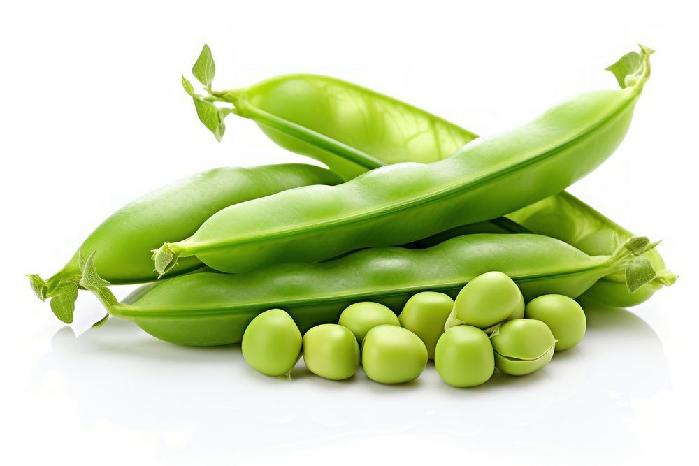 A green pea vegetable plant food. AI generated Image by rawpixel.