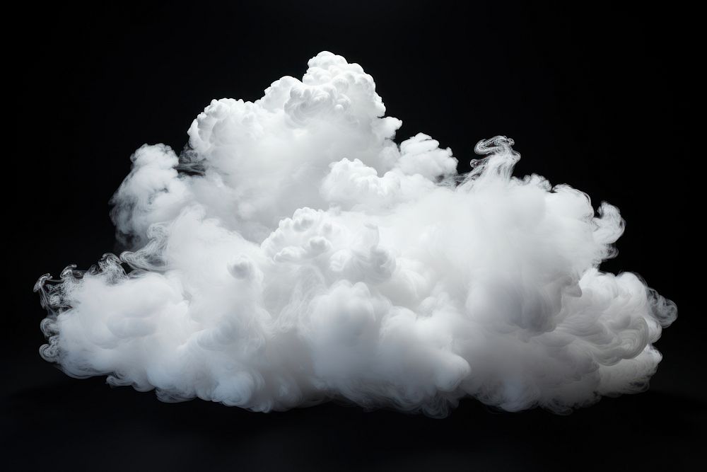 Isolated smoke effect, cloud  AI generated image by rawpixel