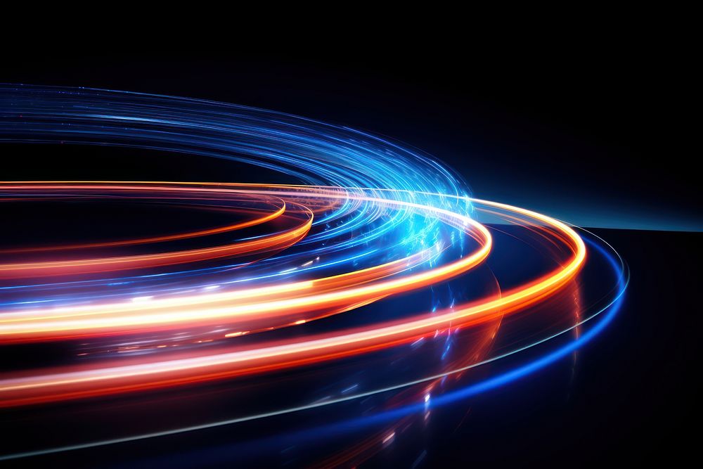 Light speed trail effect  AI generated image by rawpixel