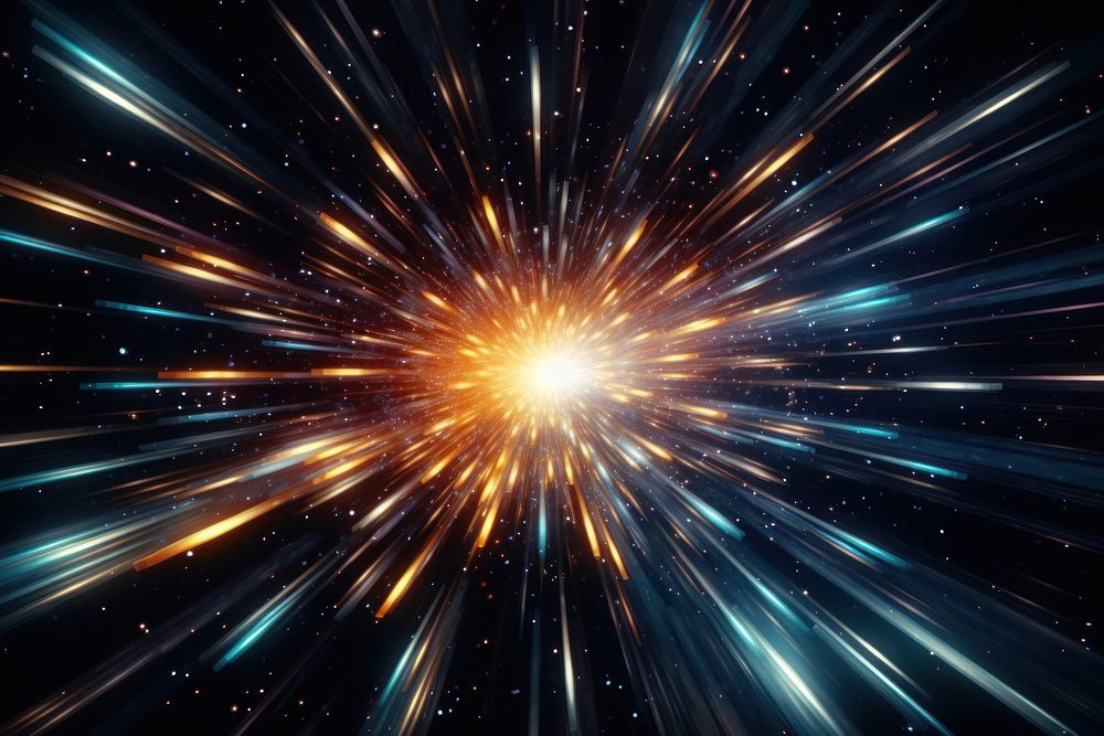 Hyperspace light speed travel effect  by rawpixel