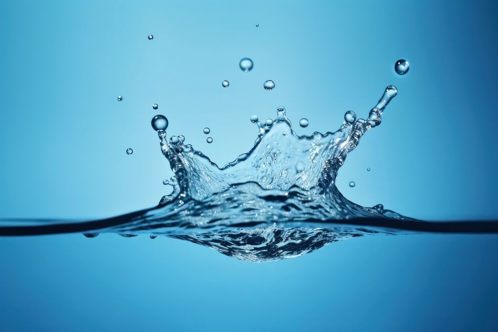 Water drop refreshment simplicity. AI generated Image by rawpixel.