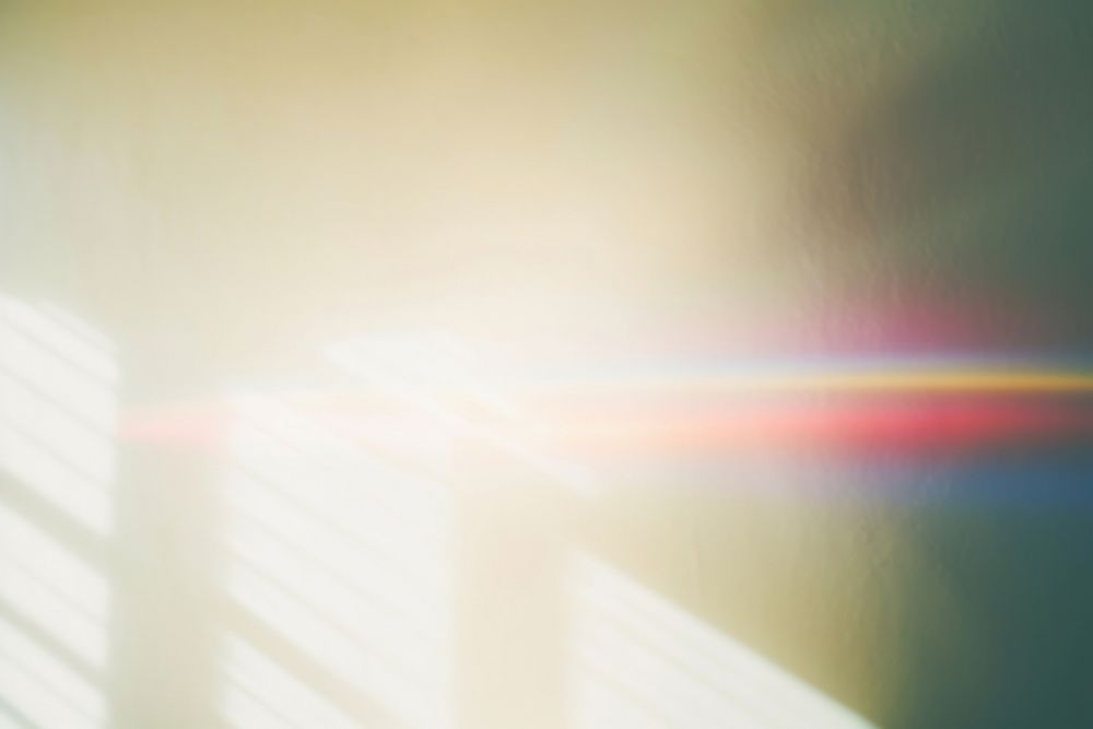 Light backgrounds sunlight rainbow. AI generated Image by rawpixel.