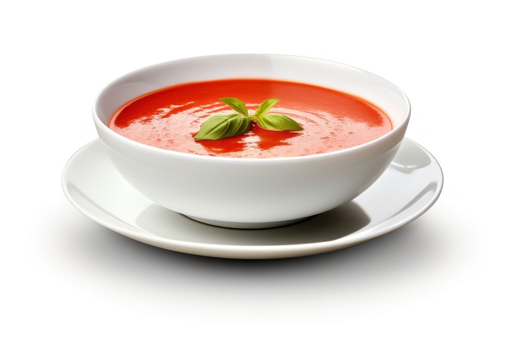 Tomato soup food bowl dish. AI generated Image by rawpixel.