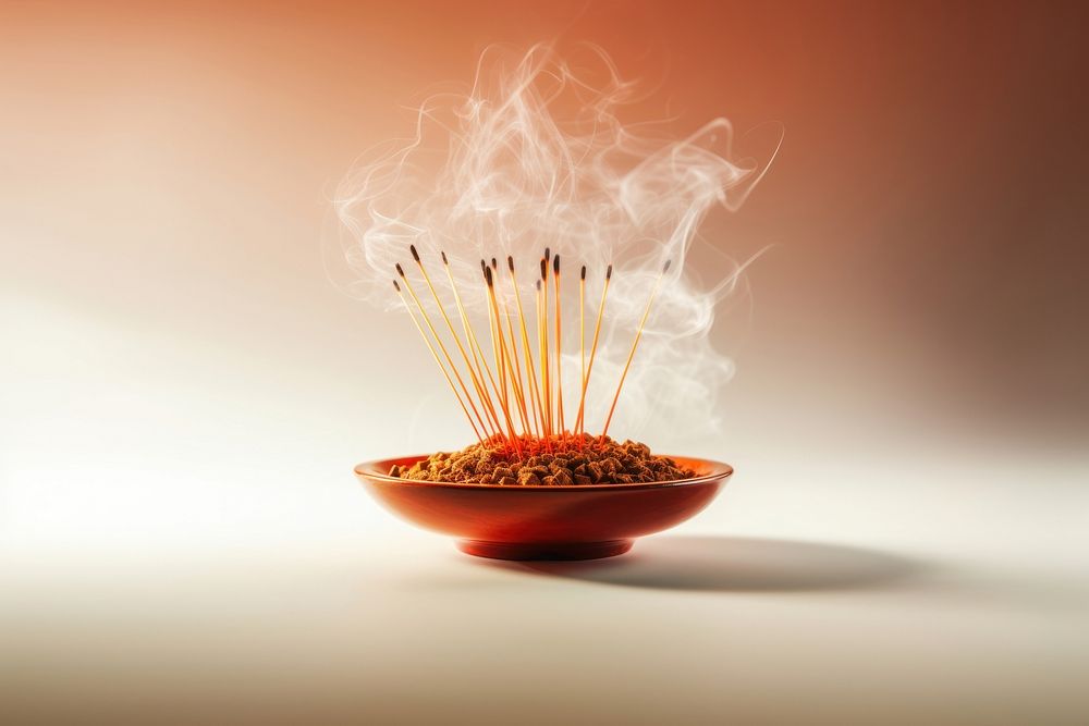 Incense burning ingredient freshness. 