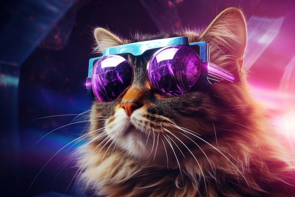 A Cat wearing VR glasses | Free Photo - rawpixel