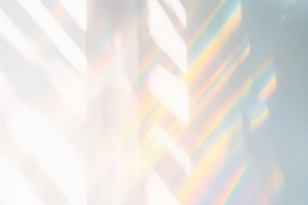 Prism rainbow light leak backgrounds sunlight refraction. AI generated Image by rawpixel.