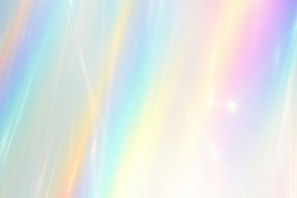 Prism rainbow light leak backgrounds tranquility refraction. AI generated Image by rawpixel.