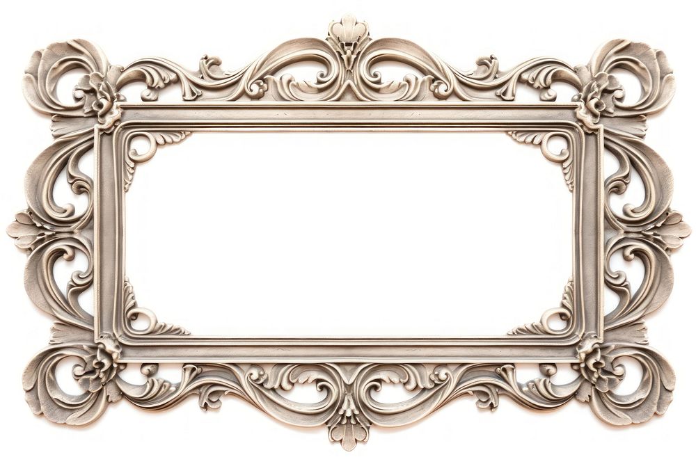 Frame simple style western architecture decoration rectangle. 