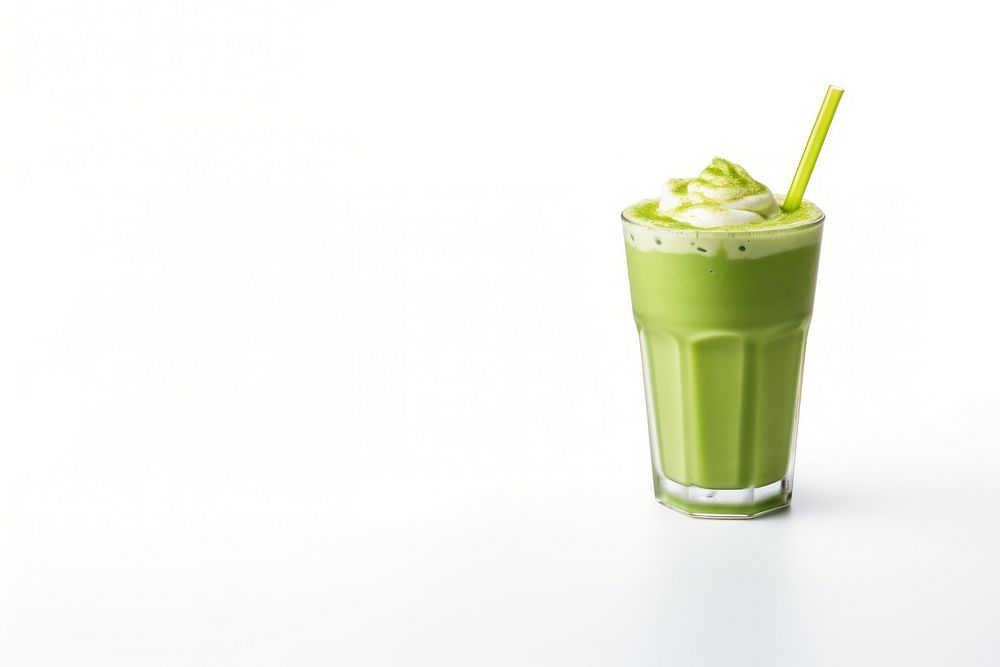 Green tea matcha drink milkshake smoothie juice. 