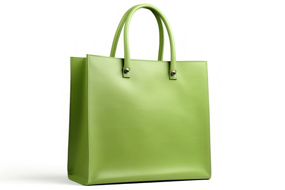 Green tote bag handbag accessories accessory. AI generated Image by rawpixel.