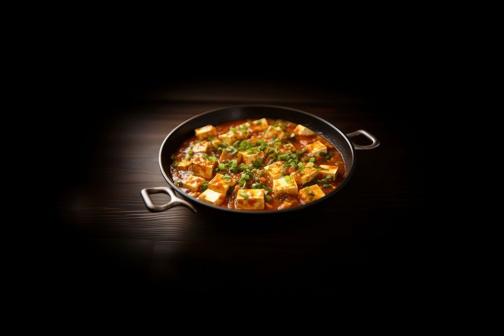 Mapo tofu dish food meal. AI generated Image by rawpixel.