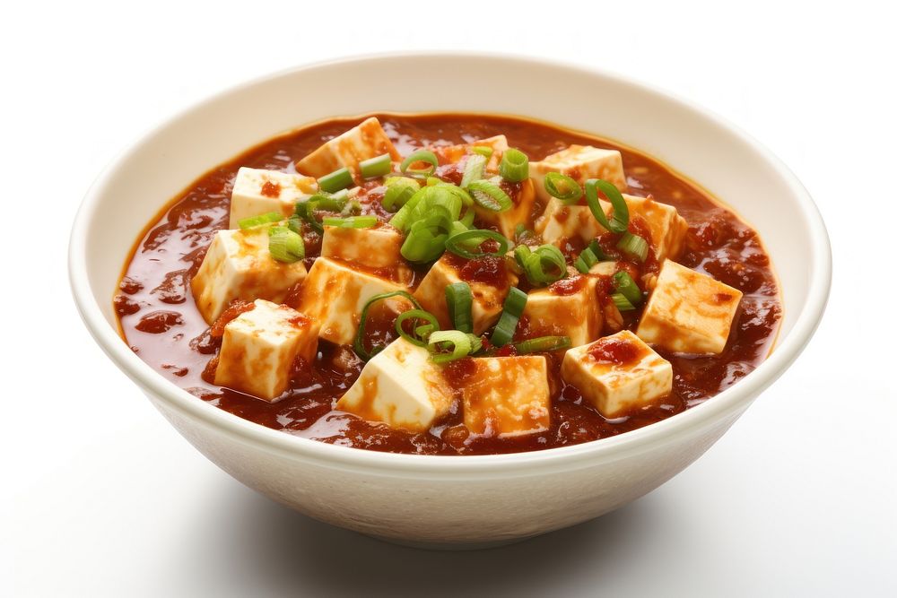 Mapo tofu curry food meat. AI generated Image by rawpixel.