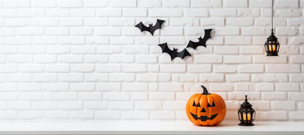 Holloween decoration halloween brick wall. AI generated Image by rawpixel.