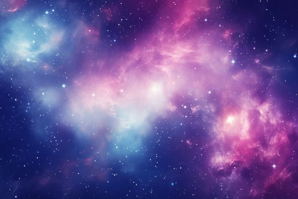 Pastel Color space astronomy universe nebula. AI generated Image by rawpixel.