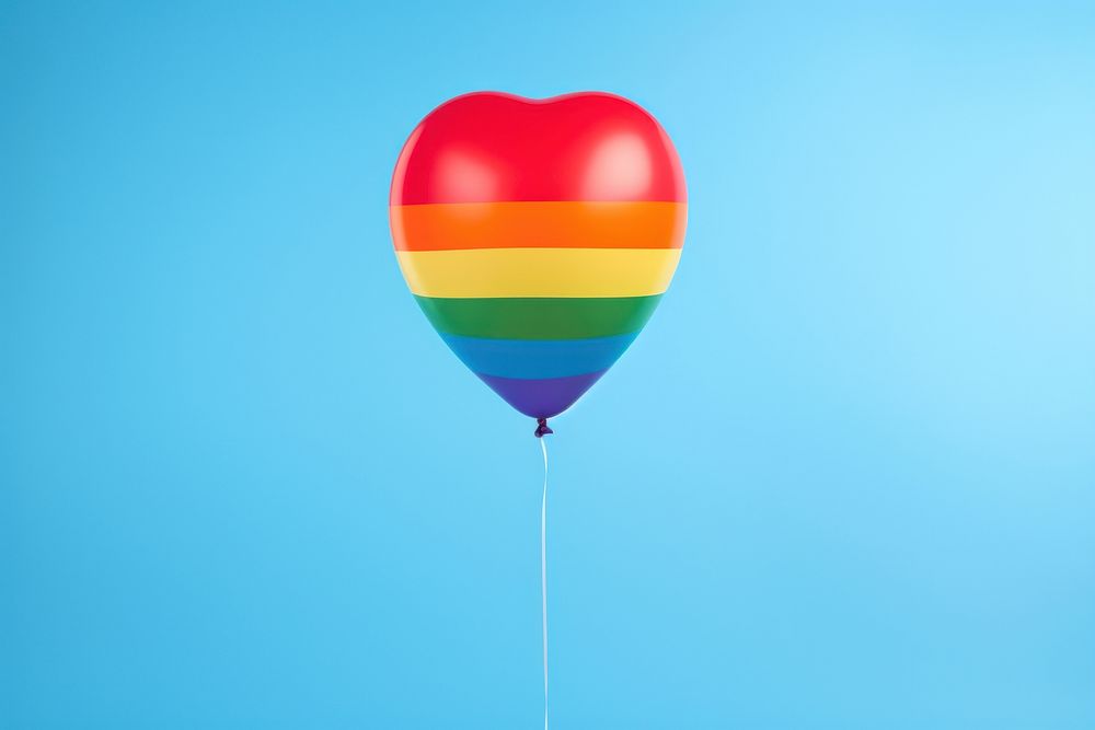 Pride month balloon transportation celebration lollipop. AI generated Image by rawpixel.