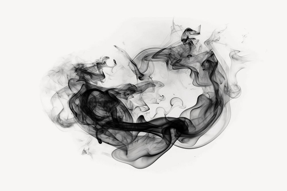 Smoke black black background monochrome. AI generated Image by rawpixel.
