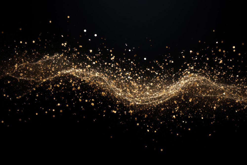Gold Particles Abstract fireworks abstract nature. AI generated Image by rawpixel.
