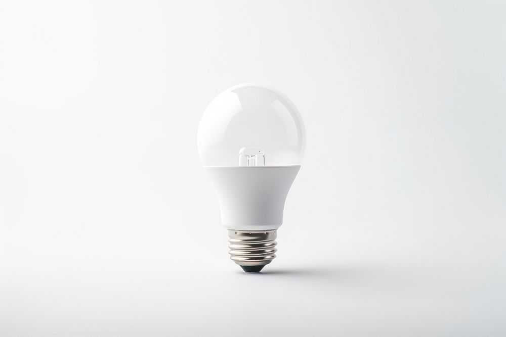 Led light bulb lightbulb white electricity.