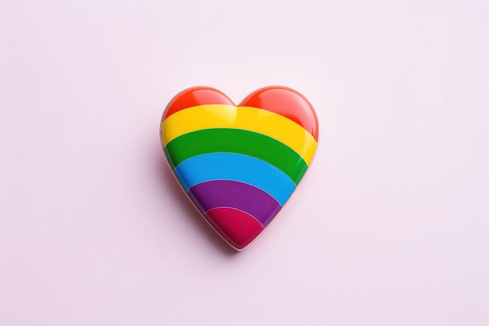Colorful heart. AI generated Image by rawpixel.