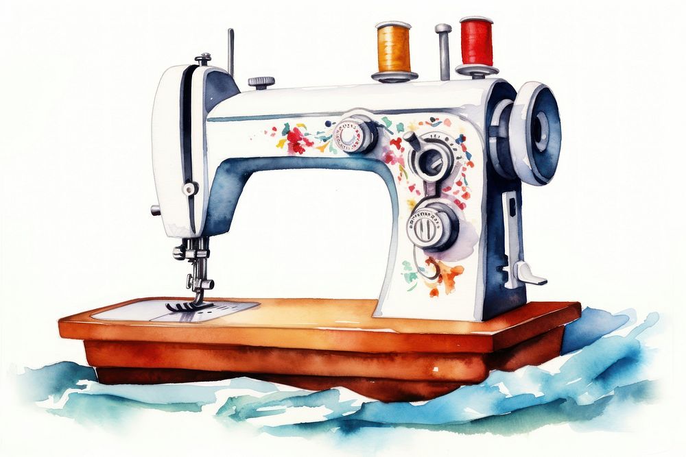 Sewing creativity technology equipment. AI generated Image by rawpixel.