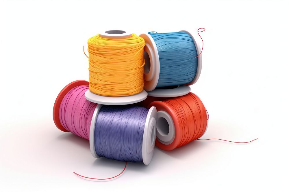 Sewing thread 3d cartoon variation material dynamite. AI generated Image by rawpixel.