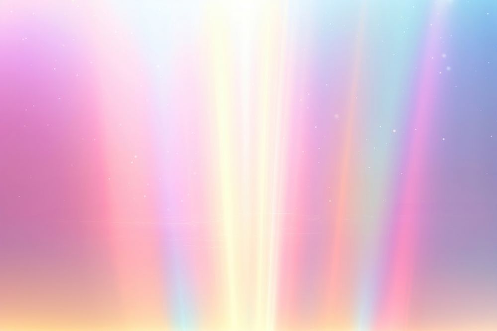 Rainbow holographic light backgrounds sky. 