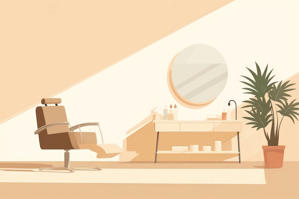 Furniture chair architecture relaxation. AI generated Image by rawpixel.
