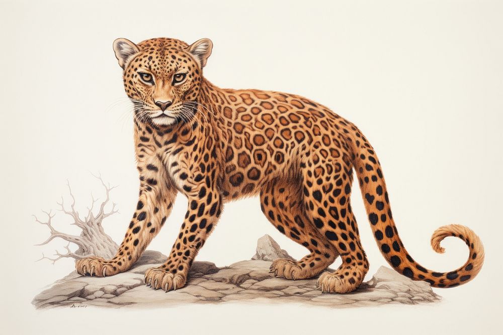 Wildlife cheetah animal leopard. AI generated Image by rawpixel.