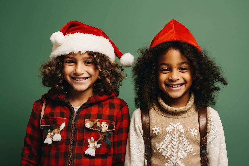 Christmas costume photography portrait child. AI generated Image by rawpixel.