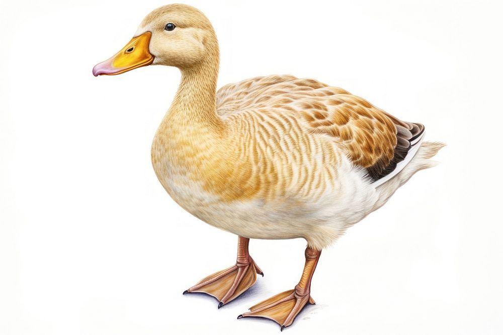 Calduck animal goose bird. AI generated Image by rawpixel.