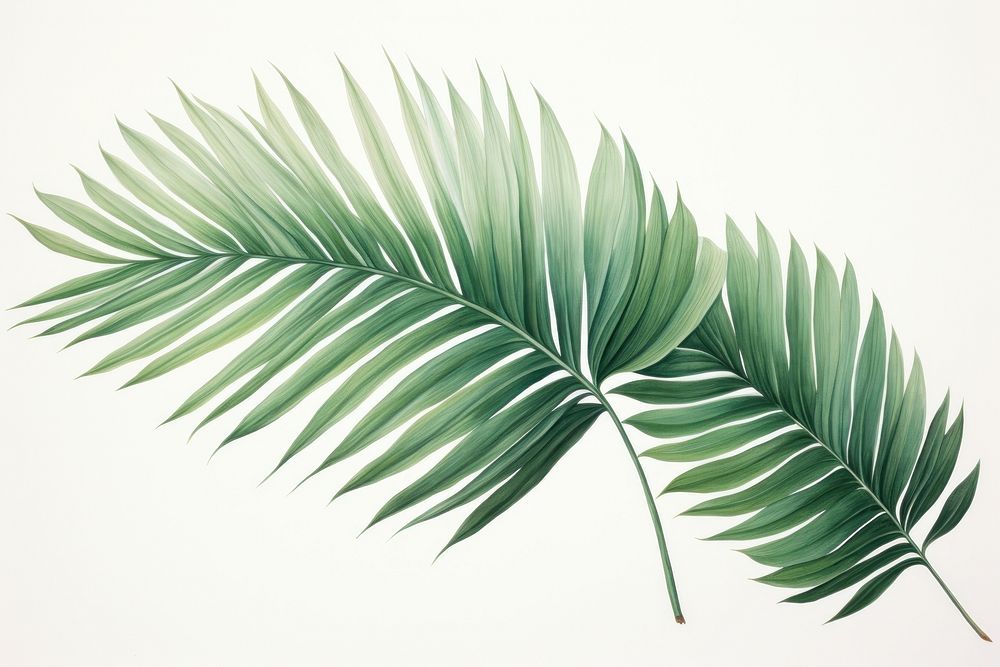 Palm leaves backgrounds plant leaf. AI generated Image by rawpixel.
