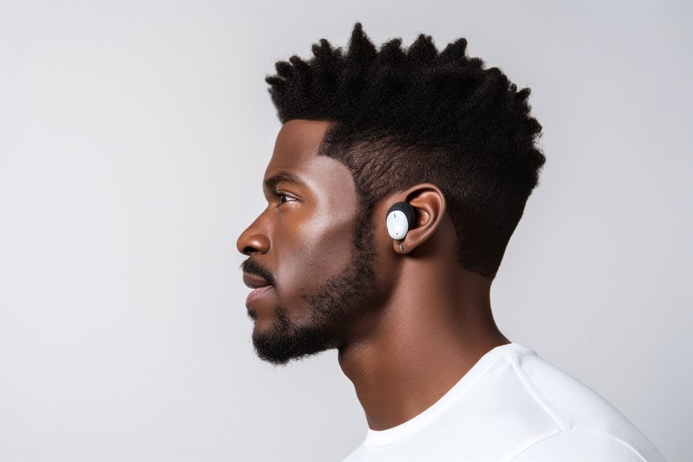 Earbuds adult man individuality. AI generated Image by rawpixel.