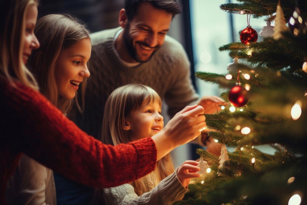 Family christmas child cheerful. AI | Free Photo - rawpixel