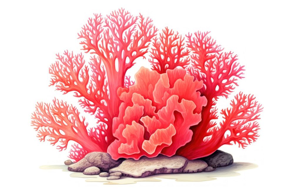 Coral outdoors nature sea. AI generated Image by rawpixel.