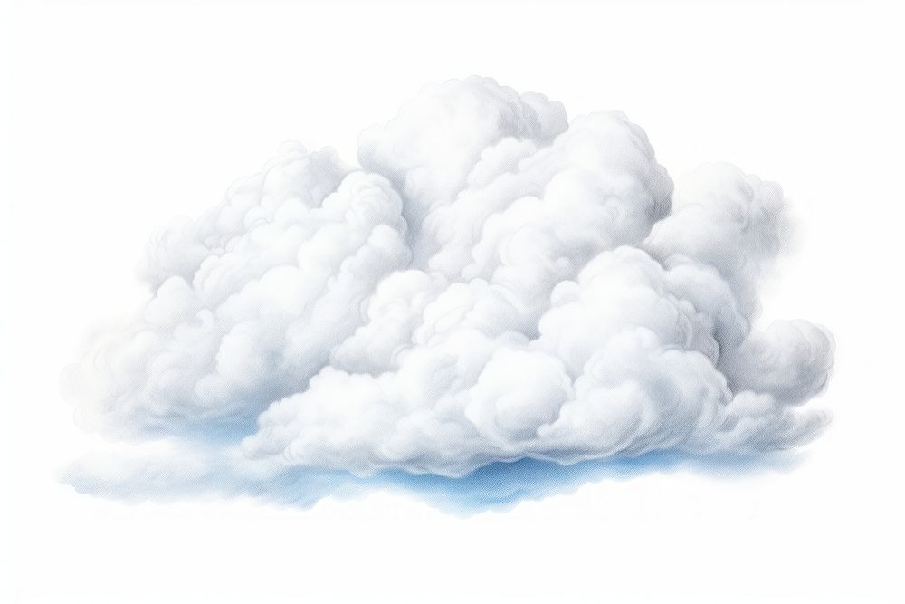 Cumulus clouds backgrounds nature white. AI generated Image by rawpixel.