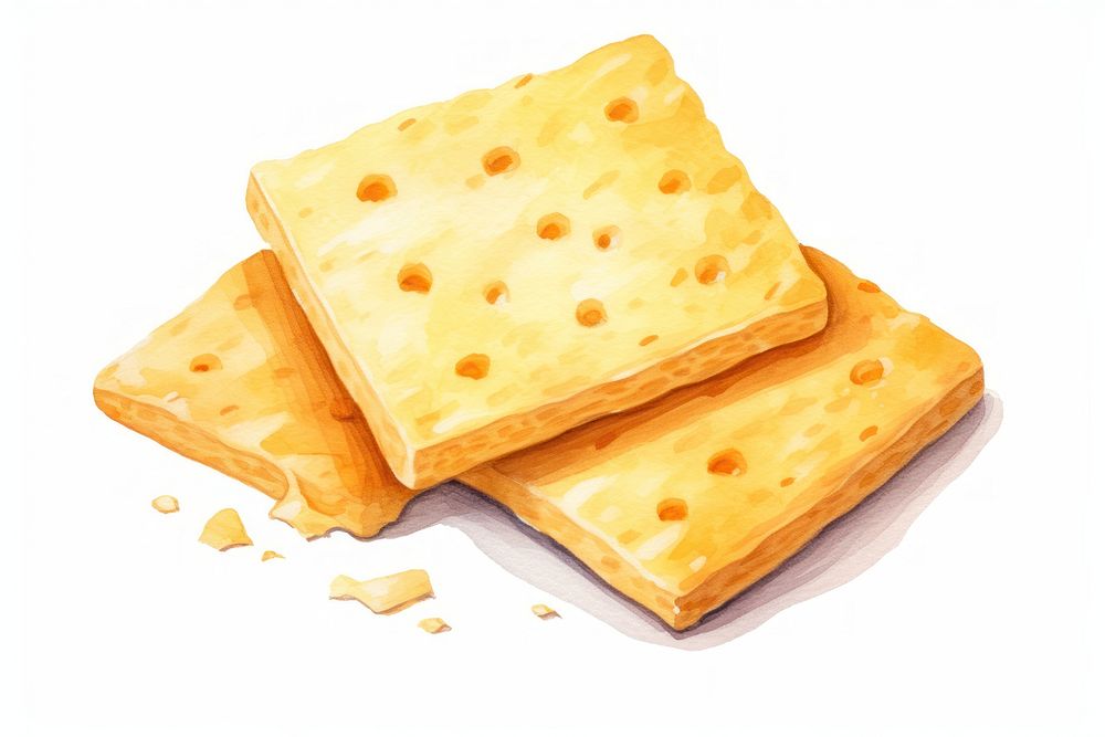 Cracker cracker cheese bread. AI generated Image by rawpixel.