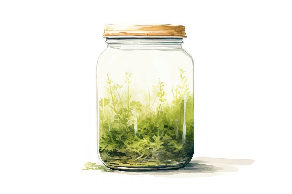 Jar white background transparent container. AI generated Image by rawpixel.
