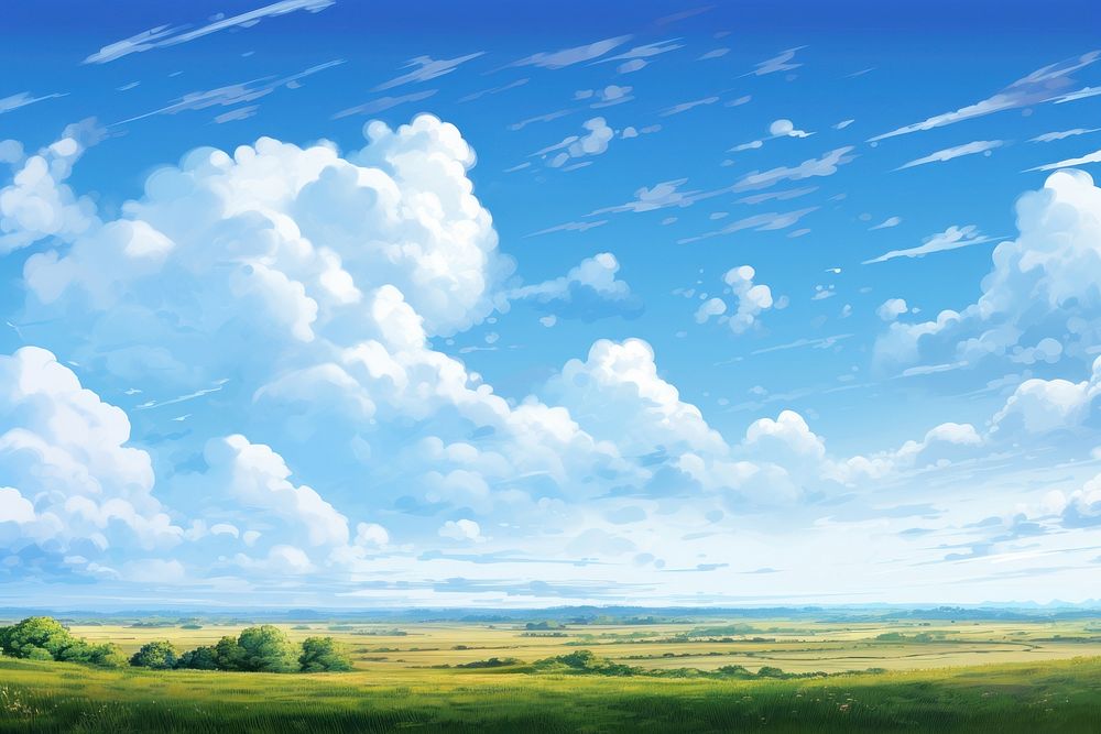 Sky backgrounds landscape outdoors. 