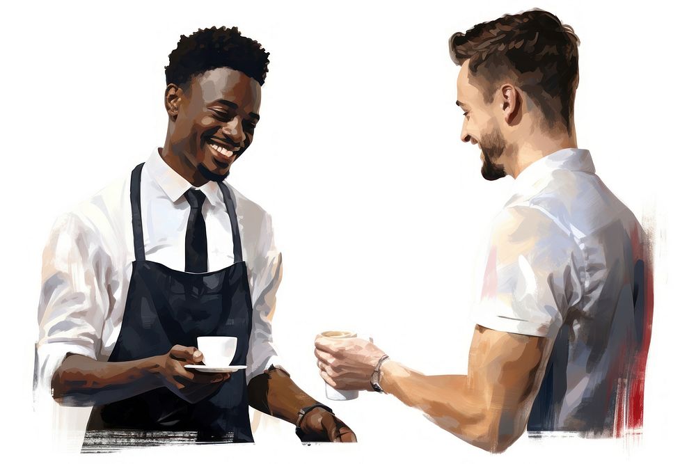 Coffee adult male cup. AI generated Image by rawpixel.