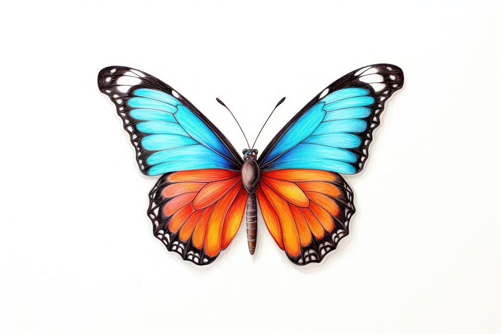 Butterfly insect animal invertebrate. AI generated Image by rawpixel.