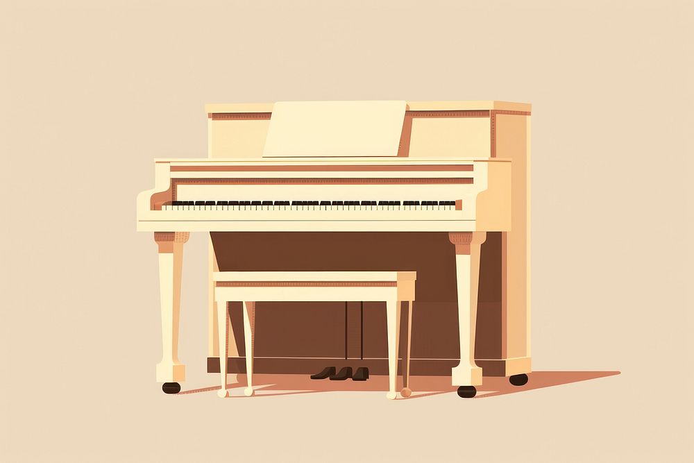 Piano keyboard architecture harpsichord.