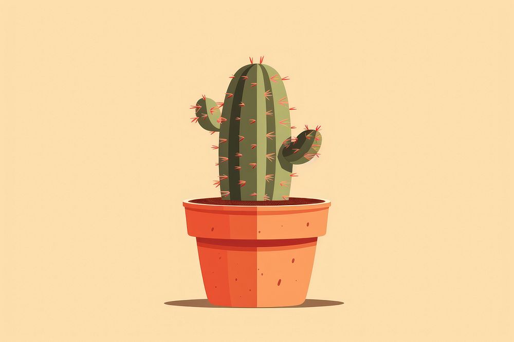 Cactus cactus plant houseplant. AI generated Image by rawpixel.