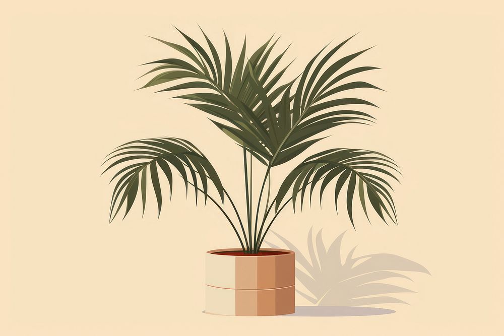 Tropical plant leaf houseplant flowerpot. AI generated Image by rawpixel.
