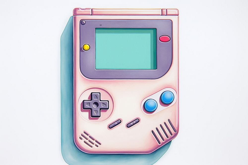 Gameboy electronics technology hardware. AI generated Image by rawpixel.