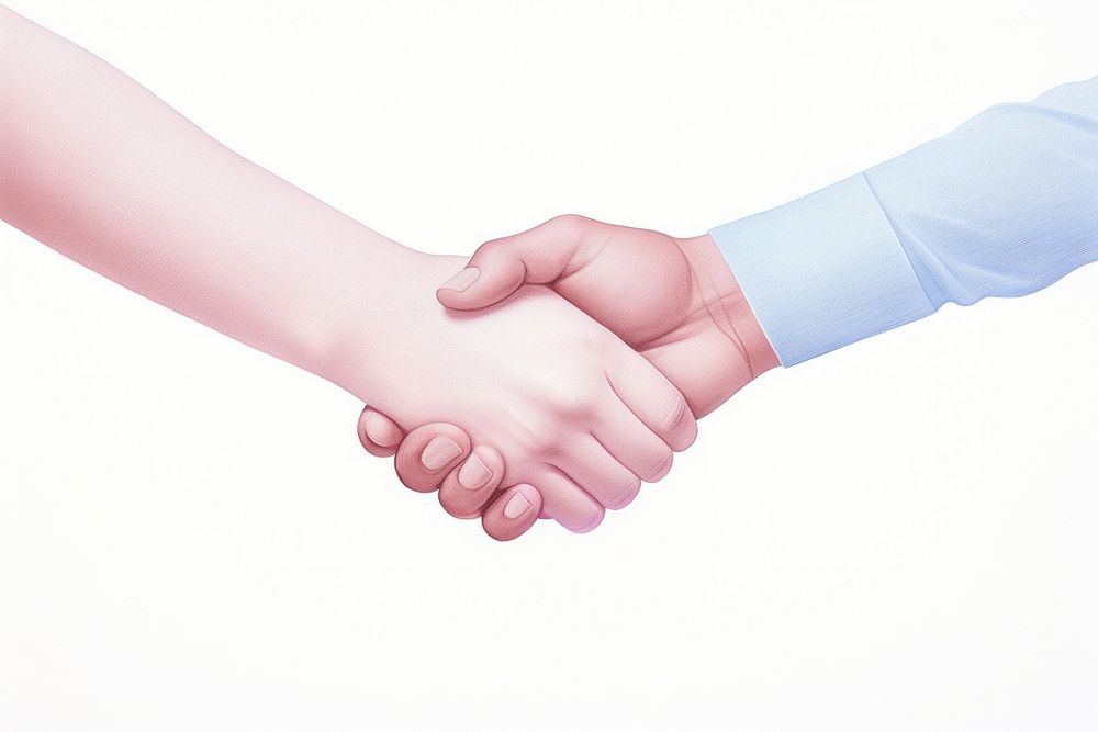 Handshake togetherness agreement greeting. AI generated Image by rawpixel.