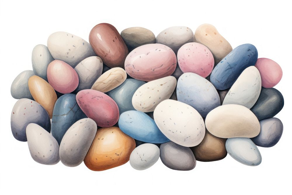 Pebbles backgrounds pill egg. AI generated Image by rawpixel.