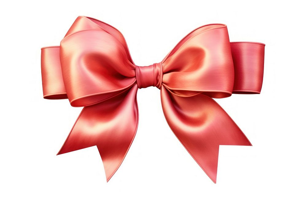Gift ribbon white background celebration accessories. AI generated Image by rawpixel.