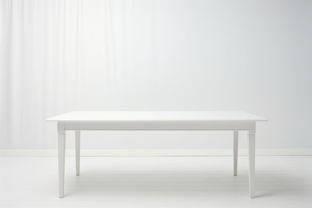 Table furniture white architecture. 