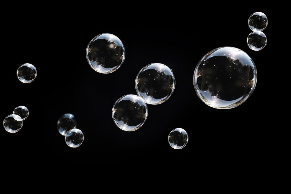 Isolated soap bubble effect AI generated image by rawpixel